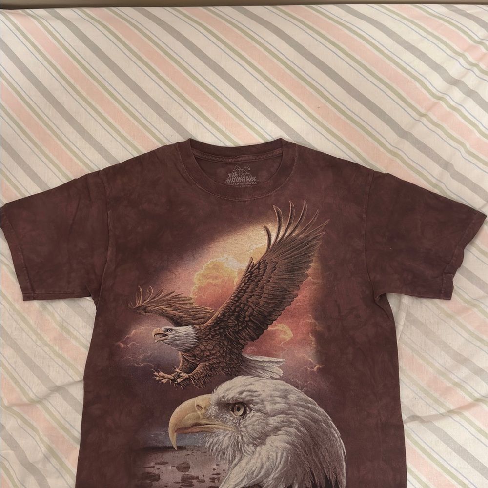 Brown Eagle Graphic T-Shirt - Men's Casual Tee